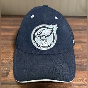 Philadelphia Eagles Adjustable Reebok Hat Strap Back Vintage 75th Anniversary